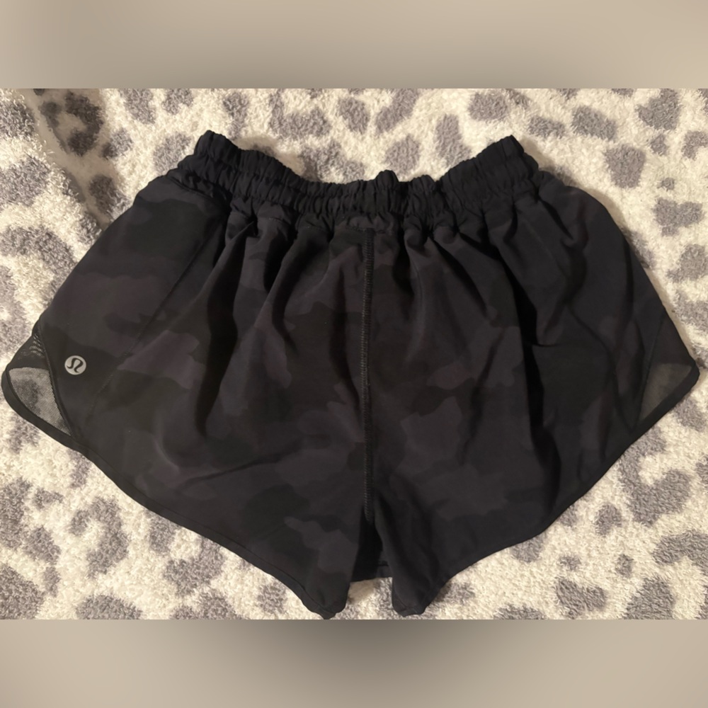 Black Camouflage Lululemon shorts